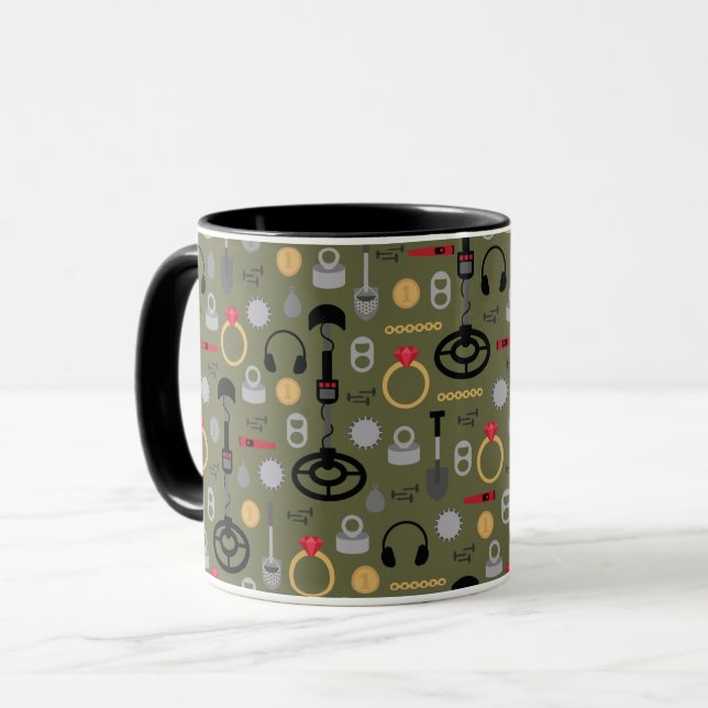 Taza Mug de detección metalizado (Anverso izquierdo)