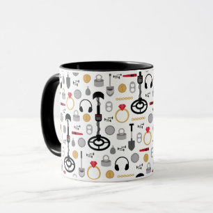 Taza Mug de detección metalizado
