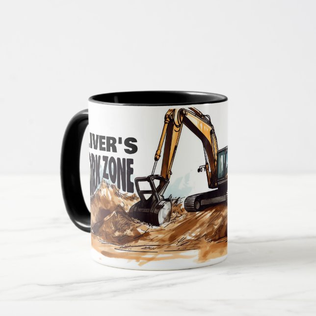 Taza Mug de difgger personalizado (Anverso izquierdo)