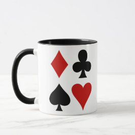 Taza Mug de diseño de juego de cartas