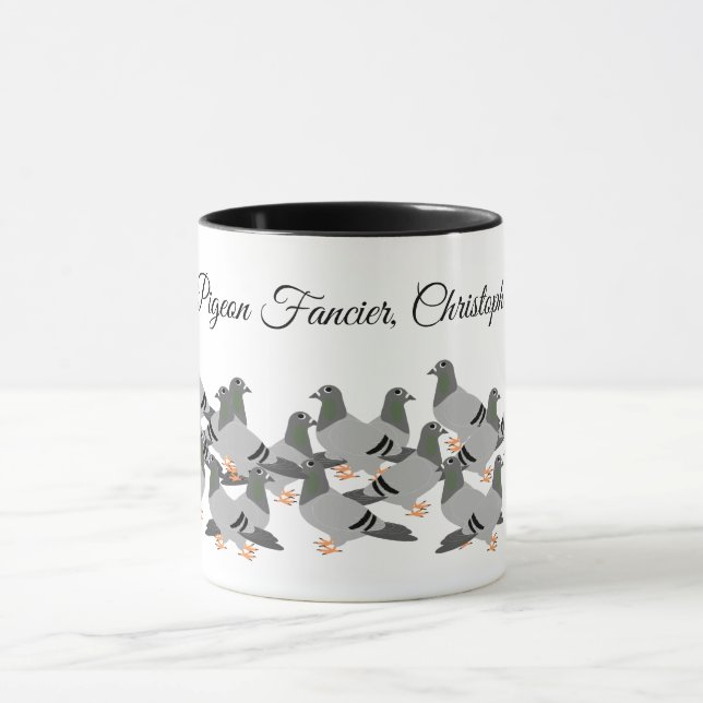 Taza Mug de diseño de pichón (Centro)