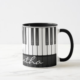 Taza Mug de diseño de teclado de piano