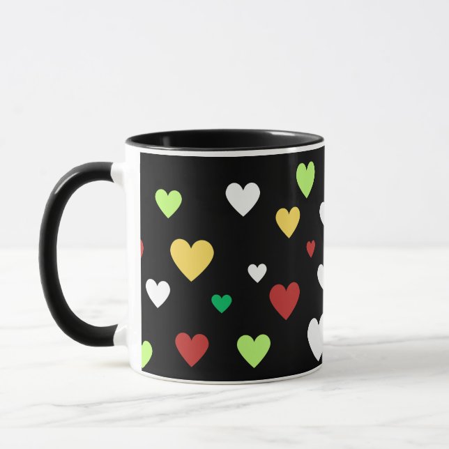 TAZA MUG DE DISEÑO DEL CORAZÓN (Izquierda)