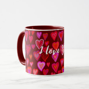 Taza Mug de diseño rojo abundante