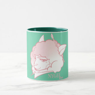 Taza Mug de disparo en la cabeza de NYGEL: Baaarbra