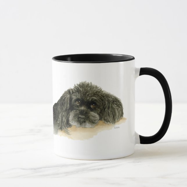 Taza Mug de dos fideos negros (Derecha)