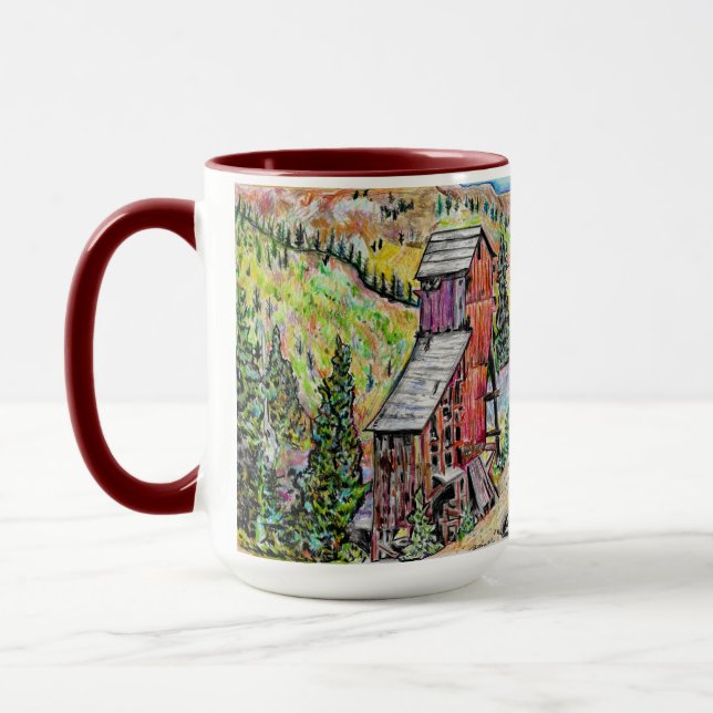 Taza Mug de dos tonos, 15 oz (Izquierda)