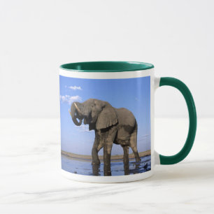 Taza Mug de elefantes africanos