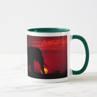 Taza Mug de elefantes africanos