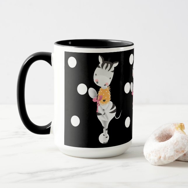 Taza Mug. de embudo de moo (Con donut)