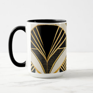 Taza Mug de época "Golden Art Deco"