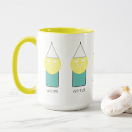 Taza Mug de ESCRITOR por el poeta Adiela Akoo