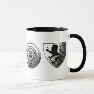 Taza Mug. de escudos medievales
