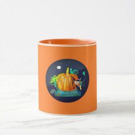 Taza Mug de espíritu de calabaza - Animales de Hallowee