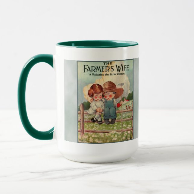 Taza Mug de esposa de un agricultor ventilado (Izquierda)