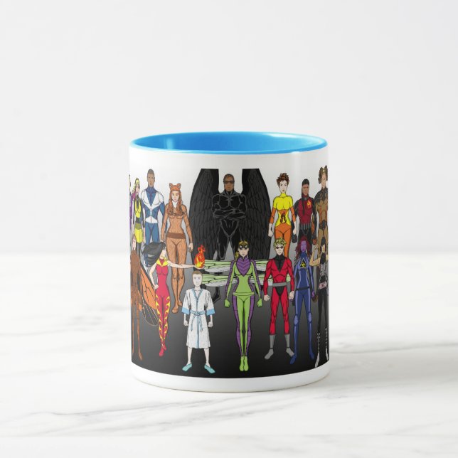 Taza Mug. de estudiantes de Hero Academy (Centro)