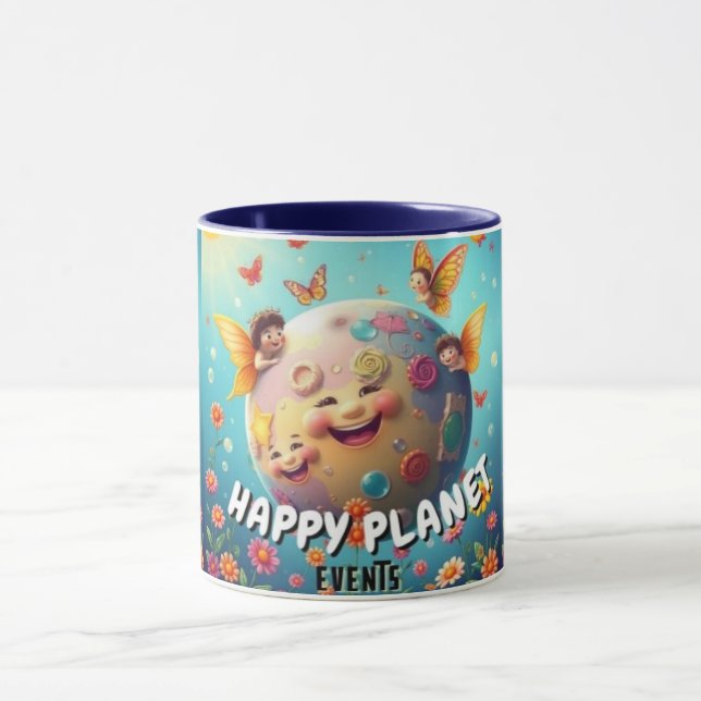 Taza Mug. de eventos de planeta feliz (Centro)