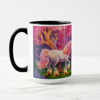 Taza Mug de fantasía forestal encantada