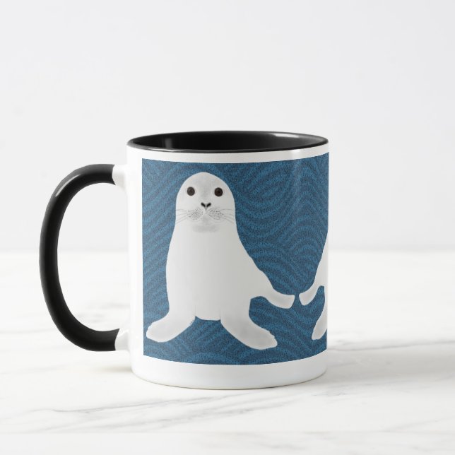 Taza Mug de focas blancas (Izquierda)