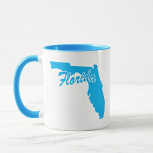 Taza Mug De Forma Estado De Florida