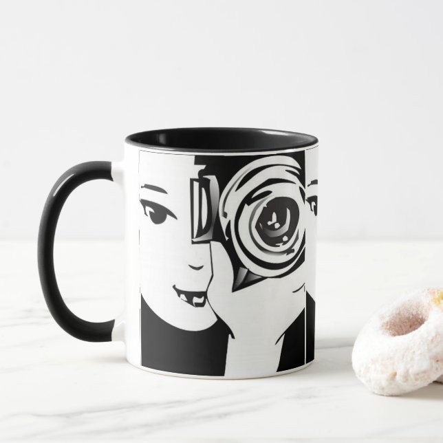 Taza Mug de fotógrafo (Con donut)
