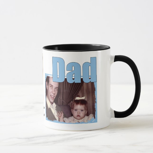 Taza Mug de fotos de papá para el Día del Padre (Derecha)