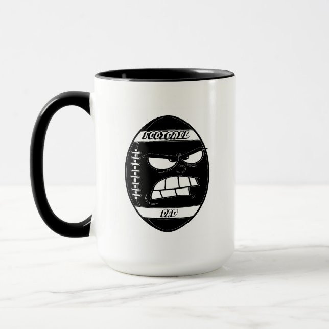 Taza Mug de fútbol personalizado para tu padre (Izquierda)