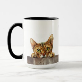 Taza Mug de gato abysiniano