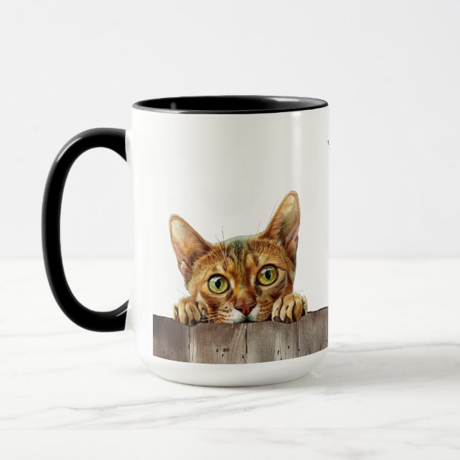Taza Mug de gato abysiniano (Izquierda)