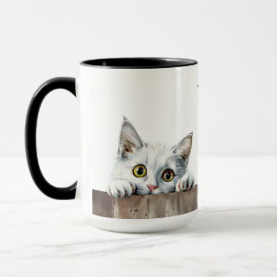Taza Mug de gato angora turca
