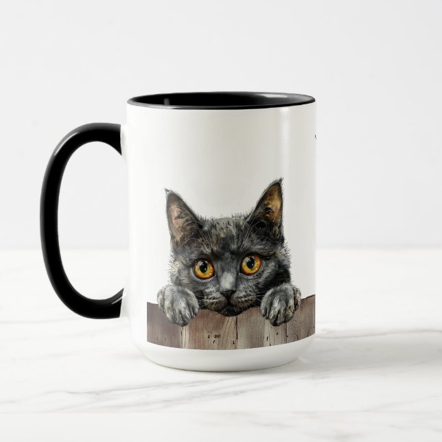 Taza Mug de gato circundante (Izquierda)