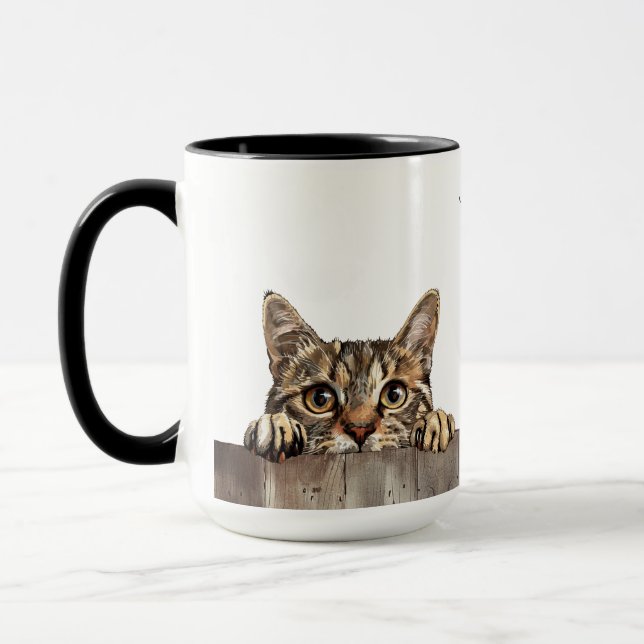 Taza Mug de gato de España en California (Izquierda)