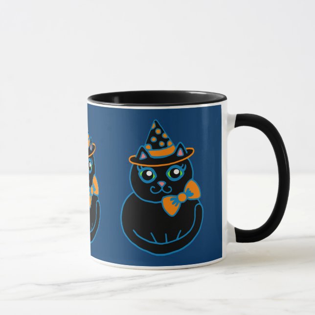 Taza Mug de gato de Halloween (Derecha)