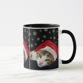 Taza Mug. de gato de Navidades curados