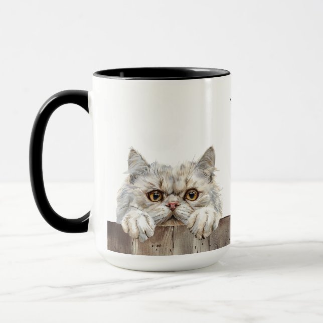 Taza Mug de gato persa (Izquierda)
