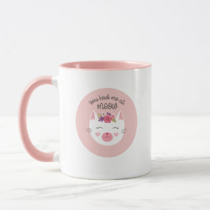 Taza Mug de gato personalizado de Día de San Valentín