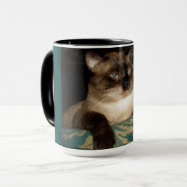 Taza Mug de gato siamés pusilánime