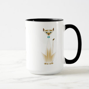 Taza Mug de gato siamesa