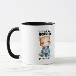 Taza Mug de gato somnoliento