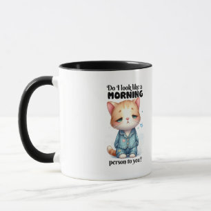 Taza Mug de gato somnoliento