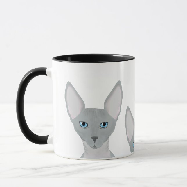 Taza Mug de gato Sphynx (Izquierda)