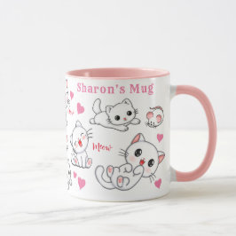 Taza Mug de gato y ratón personalizados