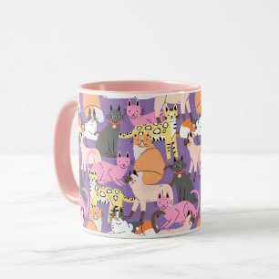 Taza Mug. de gatos