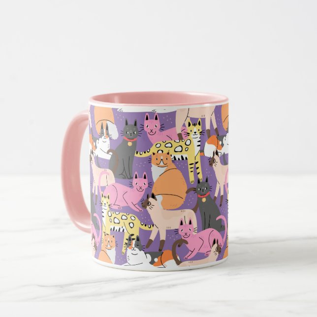 Taza Mug. de gatos (Anverso izquierdo)