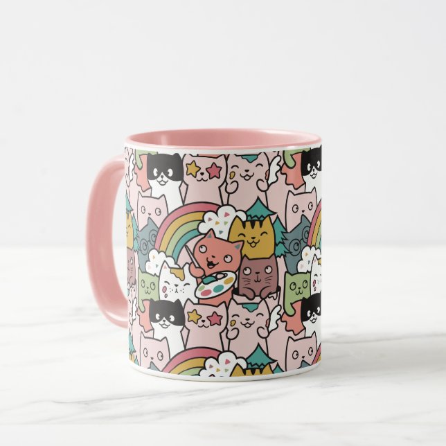 Taza Mug. de gatos (Anverso izquierdo)