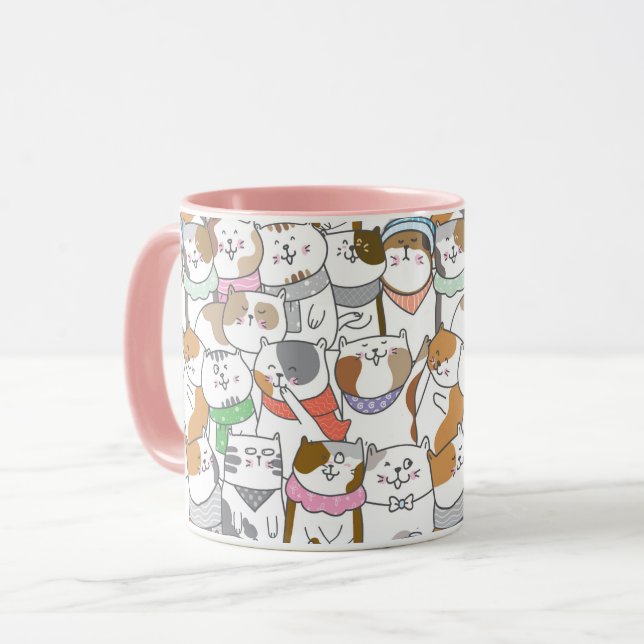Taza Mug. de gatos (Anverso izquierdo)