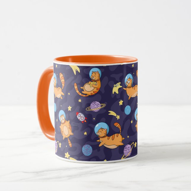 Taza Mug de gatos espaciales (Anverso izquierdo)