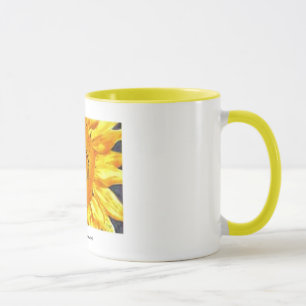 Taza Mug de girasol por Paula Atwell