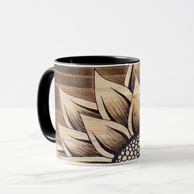 Taza Mug de girasol ruso (Anverso izquierdo)