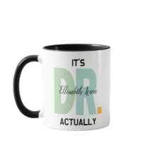 Mug de graduación de doctorado Médico personalizad